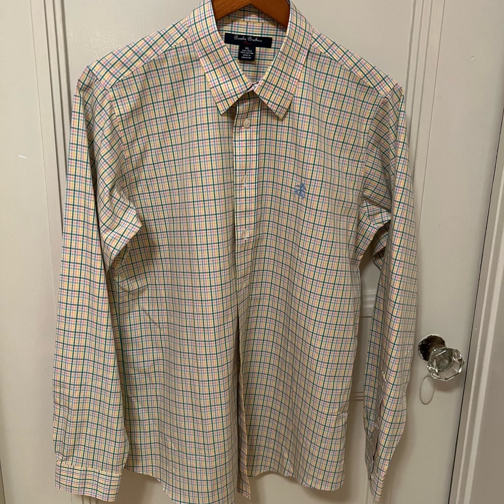 Brooks Brothers patterned dress shirt